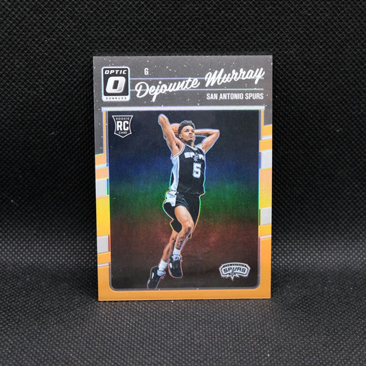 2016-17 Panini Donruss Optic Dejounte Murray Orange Holo Prizm Rookie Card /199