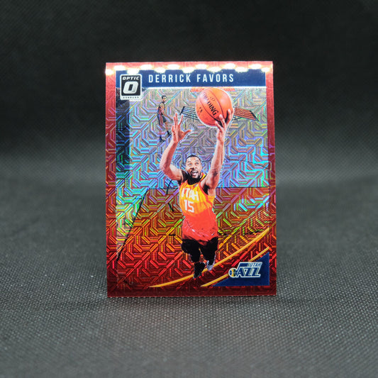 2018-19 Donruss Optic Derrick Favors Choice Red Prizm /88