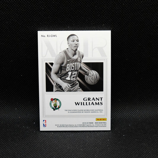 2019-20 Noir Grant Williams Rookie Jumbo Material RJ-GWL