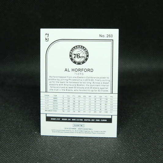 2019-20 Al Horford Hoops Teal Explosion