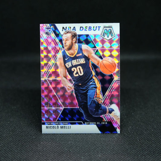 2019-20 Mosaic Pink Camo Prizm NBA Debut Nicolo Melli Rookie