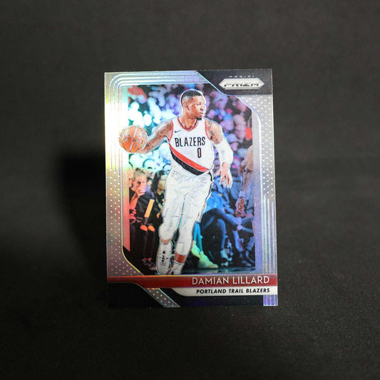 2018-19 Panini Prizm Damian Lillard #81 Silver Prizm
