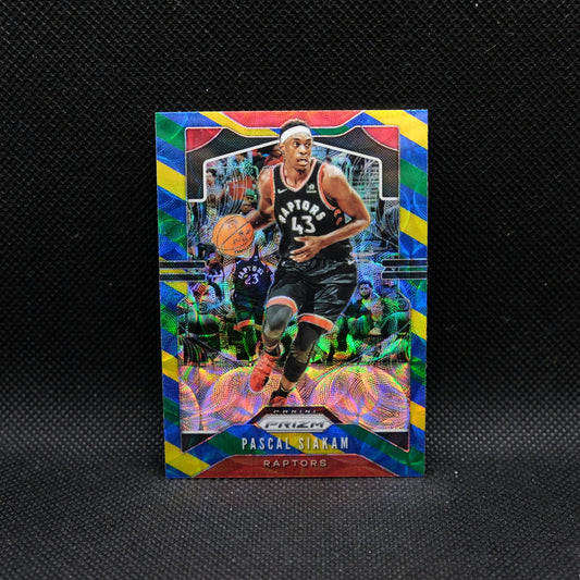 2019-20 Panini Prizm Pascal Siakam #156 Green Blue Yellow Choice Prizm