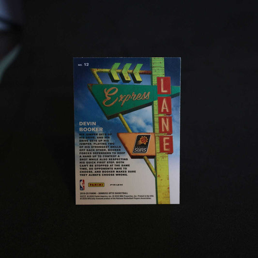 2019-20 Devin Booker Donruss Optic Express Lane Purple Prizm