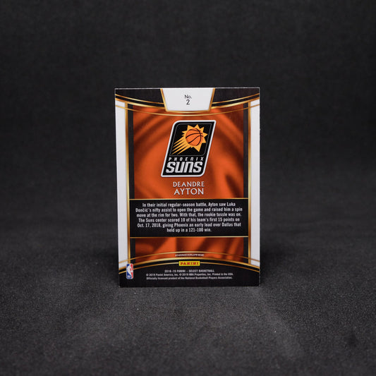 Deandre Ayton 2018-19 Select #2 Rookie Card