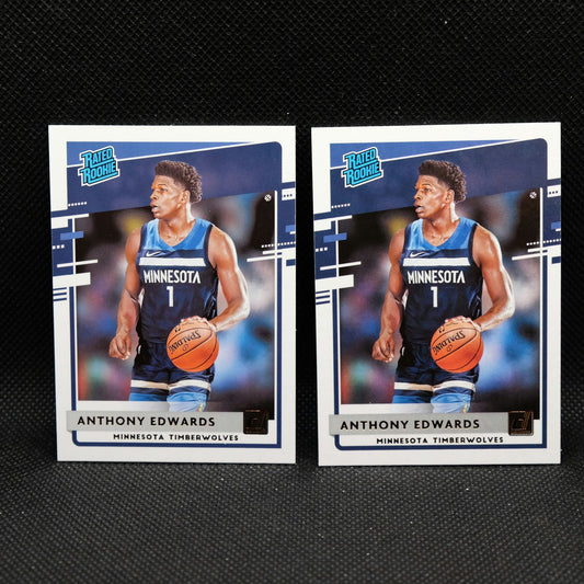 2020-21 Donruss Anthony Edwards Rated Rookie #201 x 2