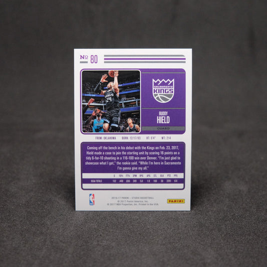 2016-17 Buddy Hield Studio #80 Rookie Card