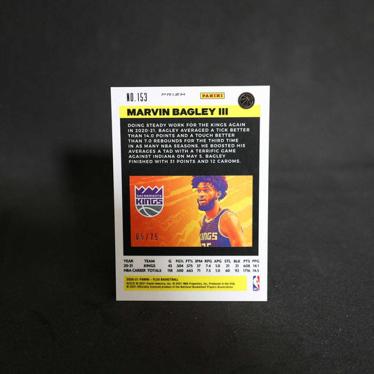2020-21 Marvin Bagley III Flux Supernova Prizm /75