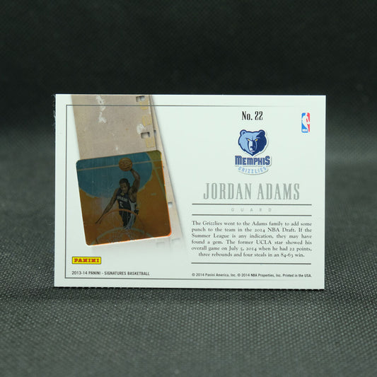 2013-14 Jordan Adams Panini Signatures Draft Exchange #22 Rookie Card