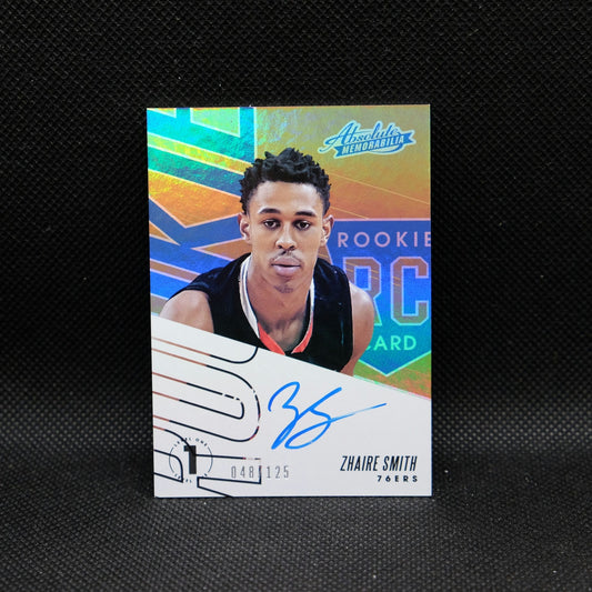 2018-19 Panini Absolute Zhaire Smith Rookie Autographs /125