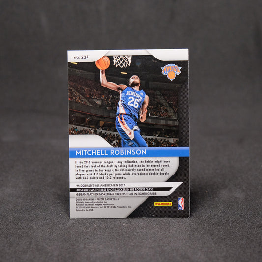 2018-19 Mitchell Robinson Prizm - #227 Rookie Card