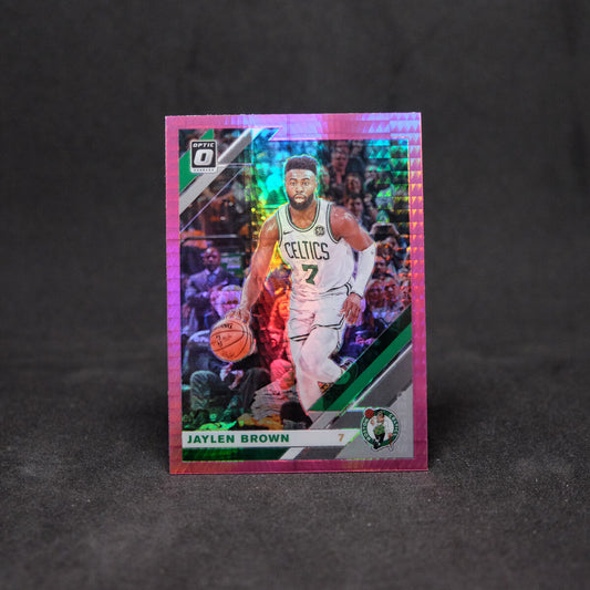 2019-20 Jaylen Brown Donruss Optic Hyper Pink Prizm
