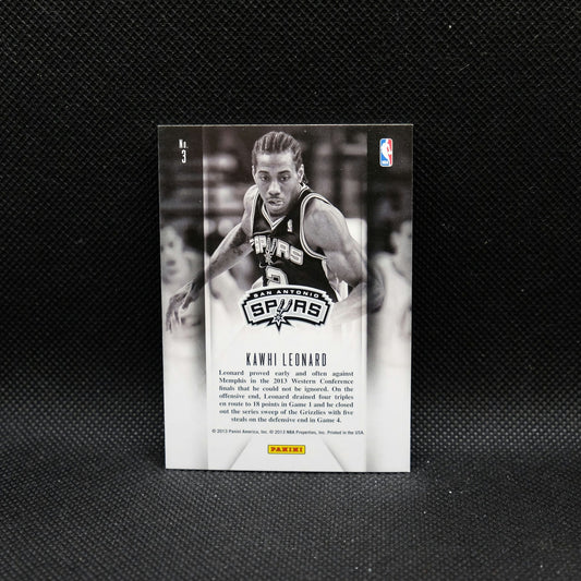 2013 Panini Rising Stars Exclusive #3 Kawhi Leonard Rookie Card