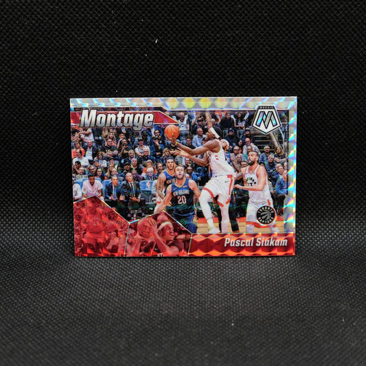 2019-20 Panini Mosaic Pascal Siakam Montage Silver Mosaic Prizm (#2)