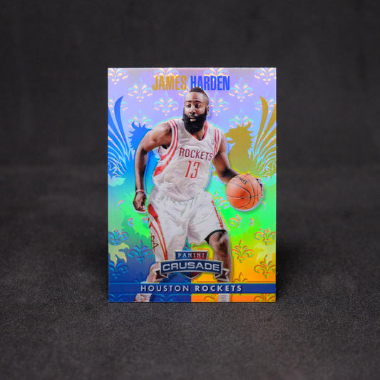 2013-14 James Harden Panini Crusade Blue