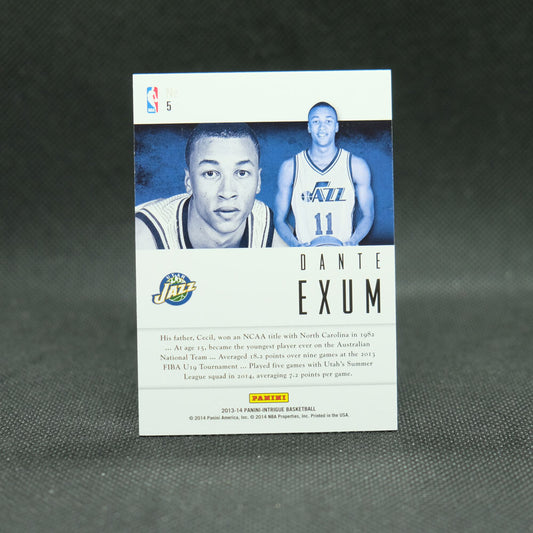 2014-15 Dante Exum Intrigue - Intriguing Players Gold Rookie Card
