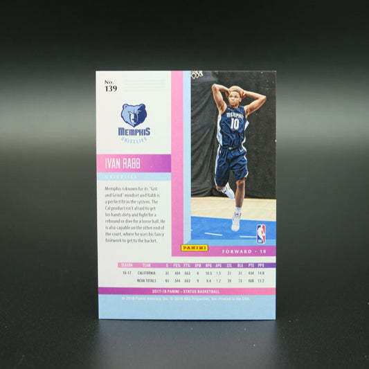 2017-18 Ivan Rabb Status Rookie Card /299