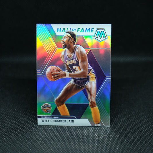 2019-20 Mosaic Wilt Chamberlain Hall of Fame Silver Prizm