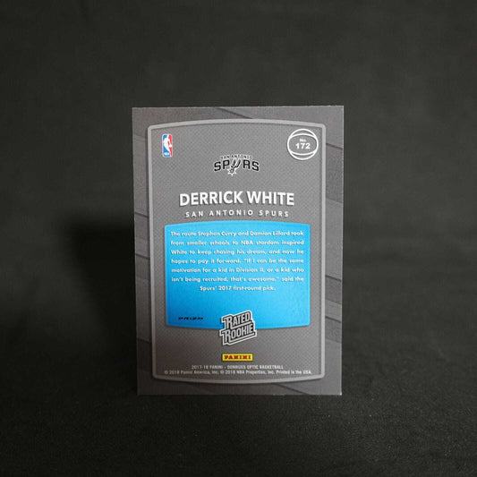 2017-18 Derrick White Donruss Optic Rated Rookie Holo Prizm