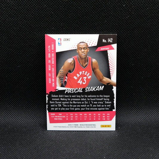 2016-17 Panini Revolution Pascal Siakam Cosmic /100 Rookie Card