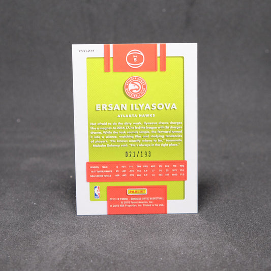 2017-18 Ersan Ilyasova Donruss Optic Fast Break Orange Prizm /193
