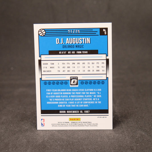 2018-19 D. J. Augustin Panini Donruss Optic Pink Velocity Prizm /79