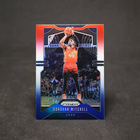 2019-20 Donovan Mitchell Panini Prizm Red White Blue Prizm