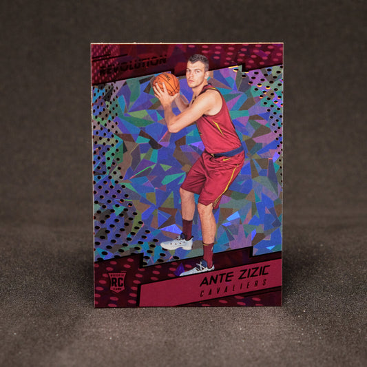 Ante Zizic 2017-18 Revolution Cracked Ice Rookie Card