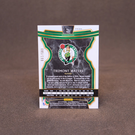 2019-20 Tremont Waters Select Red Prizm Rookie /199