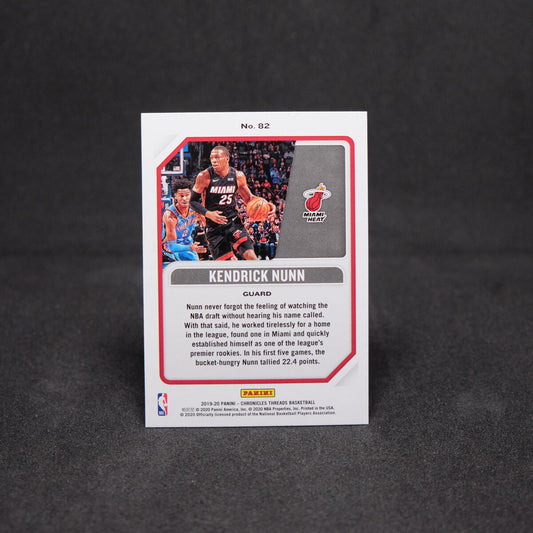 2019-20 Kendrick Nunn Rookie Card Lot - 4 Cards