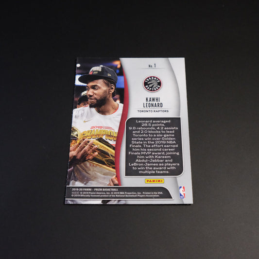 2019-20 Kawhi Leonard Prizm NBA - NBA Finalists #1