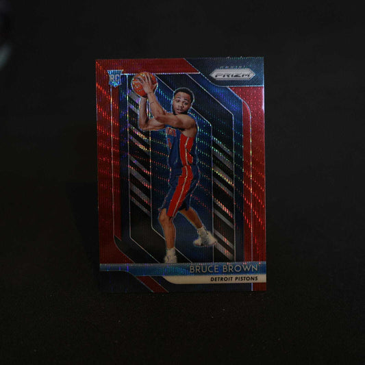 2018-19 Bruce Brown Prizm Rookie Card - Ruby Wave Prizm #132
