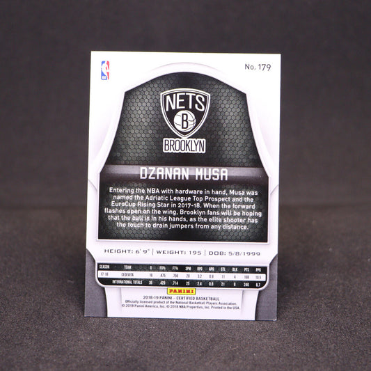 2018-19 Dzanan Musa - Certified Orange Rookie Card /99