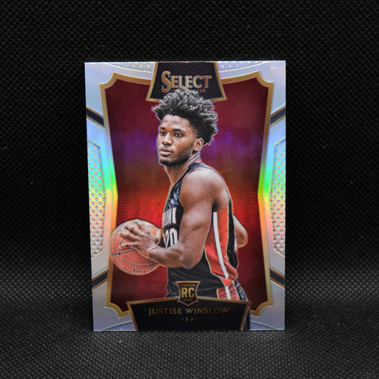 2015-16 Justise Winslow Select #95 Silver Prizm Rookie Card