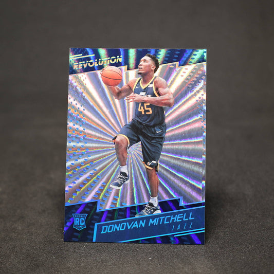 2017-18 Donovan Mitchell Revolution Rookie Card #125 Sunburst /75
