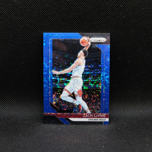 2018-19 Panini Prizm Zach LaVine Blue Fast Break Prizm /175