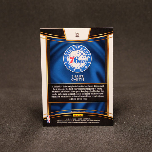 Zhaire Smith 2018-19 Select #56 Rookie Card