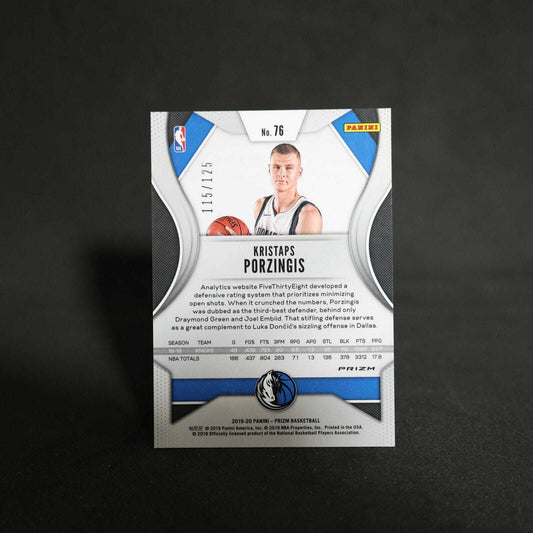 2019-20 Kristaps Porzingis Prizm Red Fast Break Prizm /125