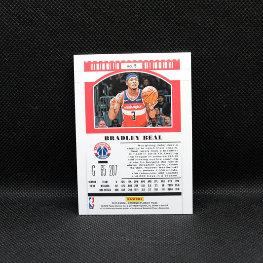 2019 Bradley Beal Contenders Draft Picks Season Ticket /10