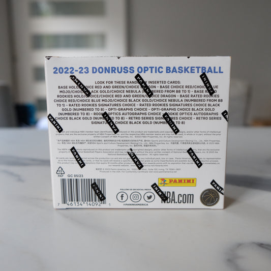 2022-23 Panini Donruss Optic Choice Basketball Box