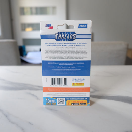 2018-19 Panini Threads NBA Basketball Hanger Box