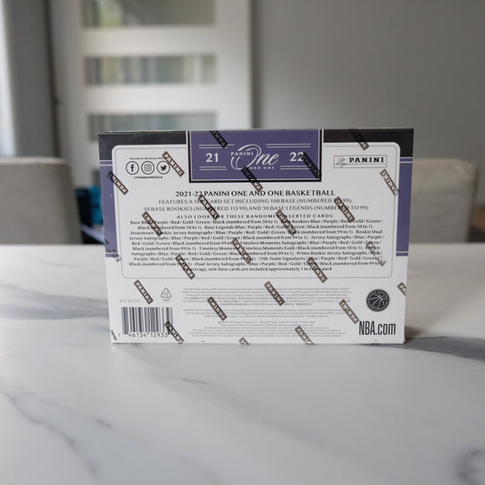 2021-22 Panini One and One Basketball Hobby Box