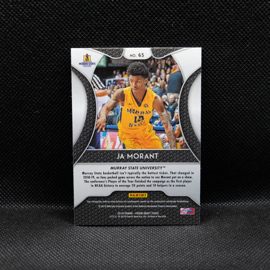 2019 Ja Morant Prizm Draft Picks Lot