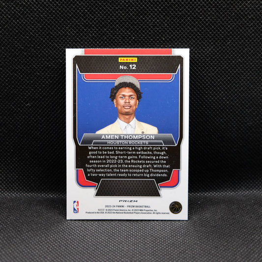 2023-24 Amen Thompson Prizm Luck Of The Lottery Fast Break Prizm RC