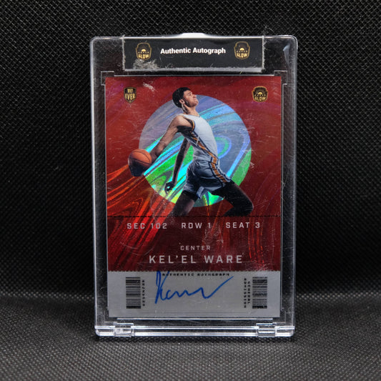 2023 Kel'el Ware Superglow 1st Ever Red Auto 1/5