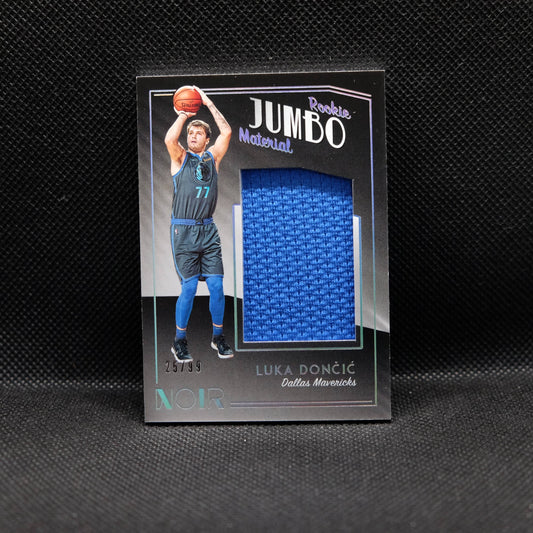 2018-19 Luka Doncic Noir Rookie Jumbo Material /99
