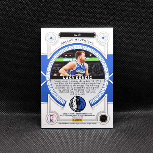2022-23 Luka Doncic Obsidian Orbital Purple /49