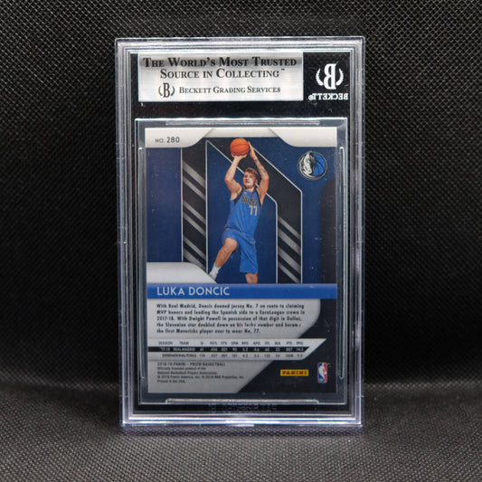 2018-19 Luka Doncic Prizm #280 BGS 9 MINT
