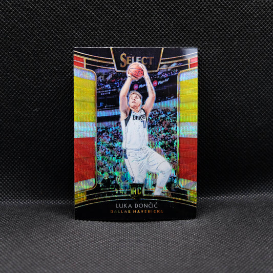 2018-19 Luka Doncic Select #25 Tri Colour Prizm Rookie Card