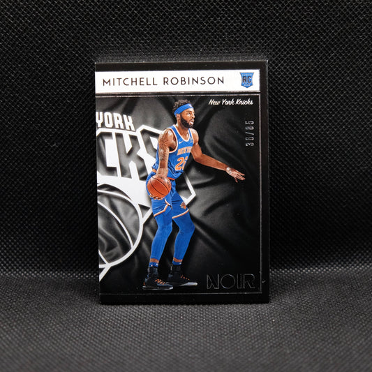 2018-19 Mitchell Robinson Noir #182 Icon Edition Rookie Card /85